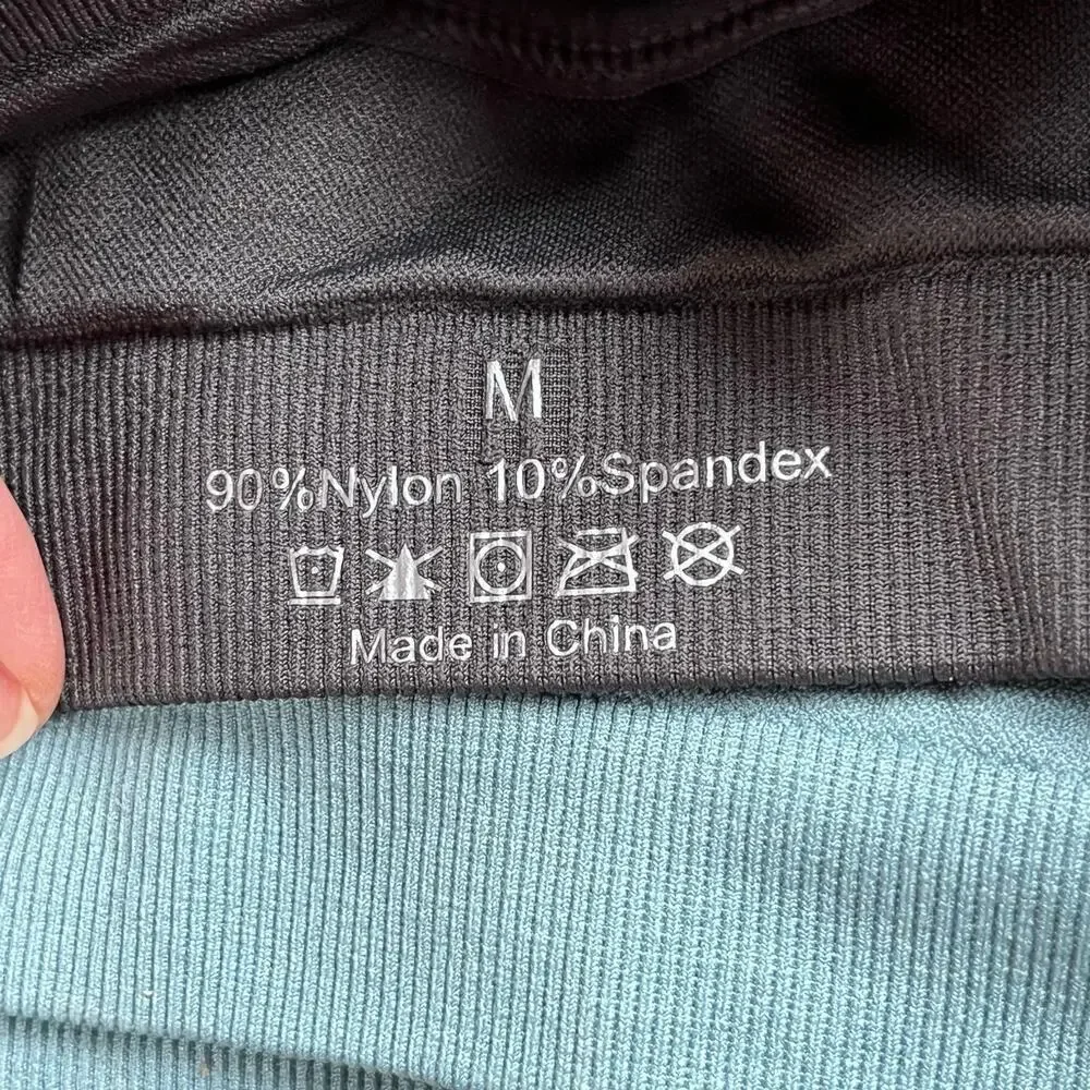 Women's Sports Bras 4 Pack Navy, Blue, Grey Black Size M. NWOT